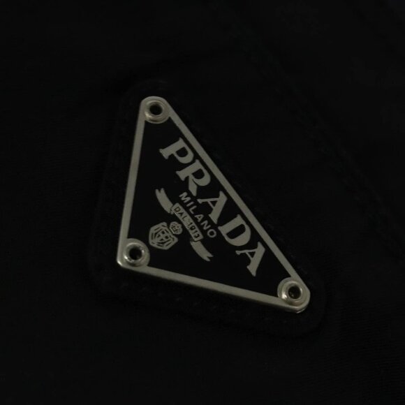 PRADA Shoulder Bag Nylon Black Silver Auth ep9765 - Picture 10 of 16